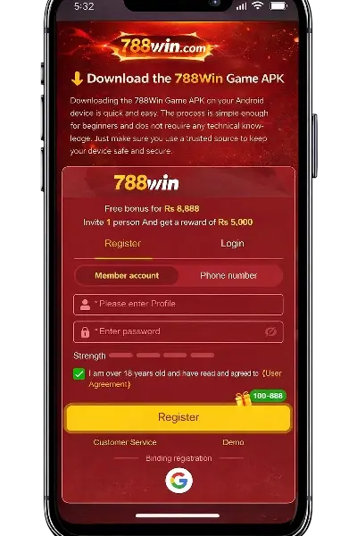 788win register image